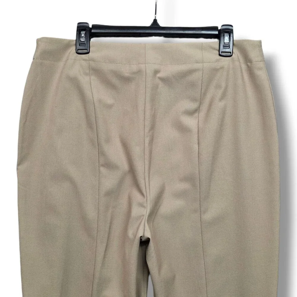Talbots Hollywood Trouser Womens 14 Beige‎ Straight High Rise